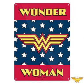 DC - ukrasna metalna pločica Wonder Woman