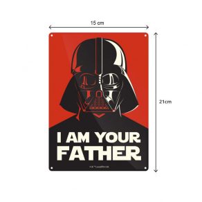 Star Wars - ukrasna metalna pločica I Am Your Father