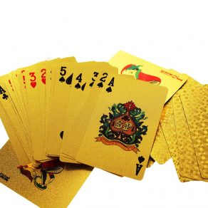 Zlatne igraće karte za poker
