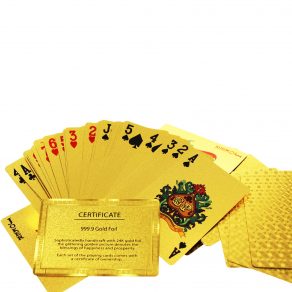 Zlatne igraće karte za poker