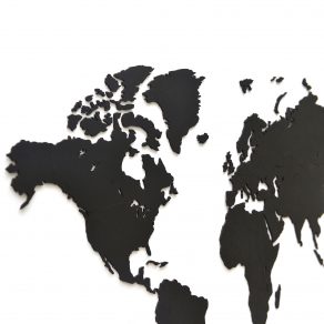 MiMi Innovations - Drvena karta svijeta 90x54 cm