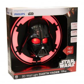 Star Wars - Philips zidna svjetiljka Darth Vader