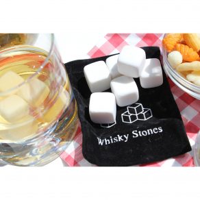 Whisky Stones - kamene kocke za hlađenje bijele, 9 kom