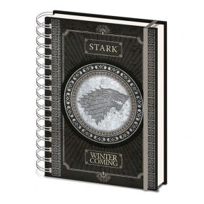 Game of Thrones - bilježnica Stark