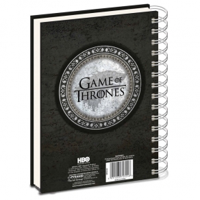 Game of Thrones - bilježnica Stark