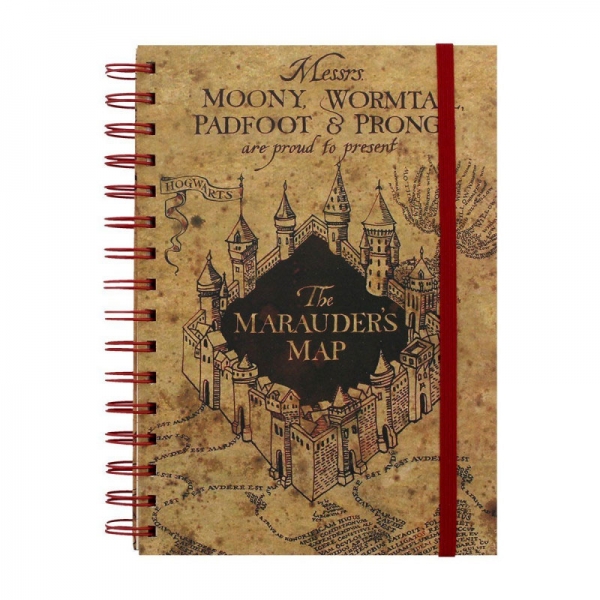 Harry Potter - bilježnica The Marauder's Map