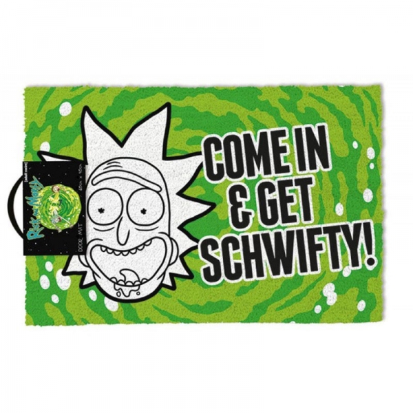 Rick & Morty - otirač Come in & Get Schwifty!