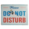 Ukrasna metalna pločica Do Not Disturb, 40 x 30 cm