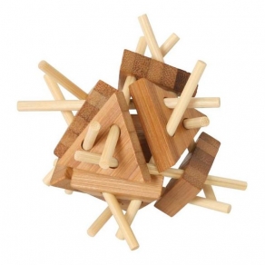 Puzzle 3D – trokuti bambus