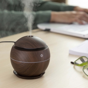 LED ovlaživač zraka i difuzor eteričnih ulja - Dark Walnut