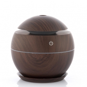 LED ovlaživač zraka i difuzor eteričnih ulja - Dark Walnut
