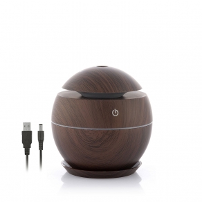 LED ovlaživač zraka i difuzor eteričnih ulja - Dark Walnut