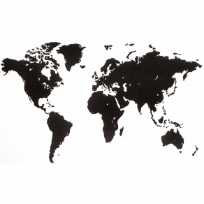 MiMi Innovations – Drvena karta svijeta 180×108 cm