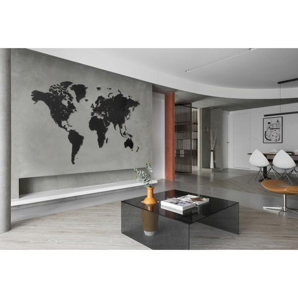 MiMi Innovations – Drvena karta svijeta 280×170 cm