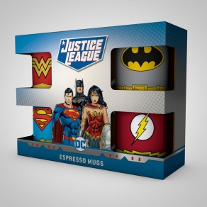 DC – šalice za espresso Justice League, 4 kom