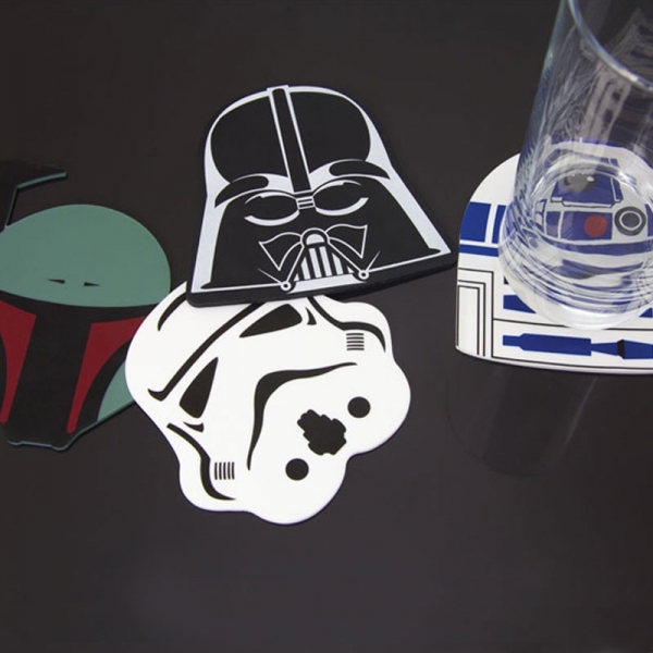 Star Wars – silikonski podmetači za čaše, 4 kom