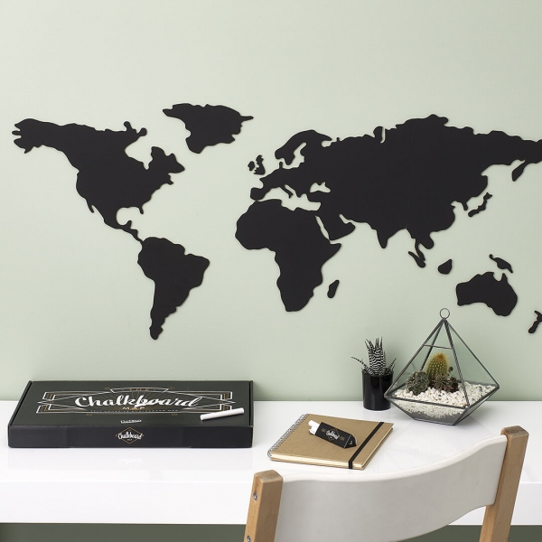 Luckies - Karta svijeta - školska ploča, 100 cm x 45 cm