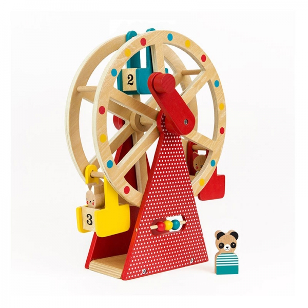 Petit Collage - Drvena igračka Ferris Wheel
