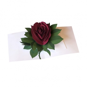 3D Čestitka - Ruža