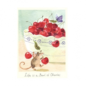 Čestitka - Life is a Bowl of Cherries