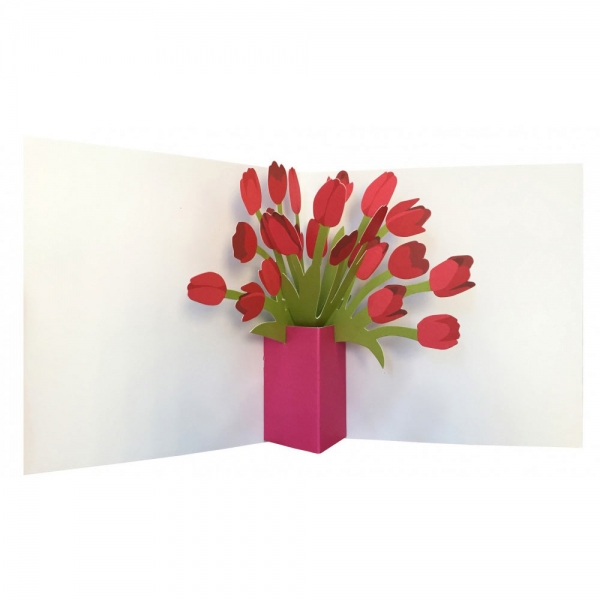 3D čestitka - Tulipani