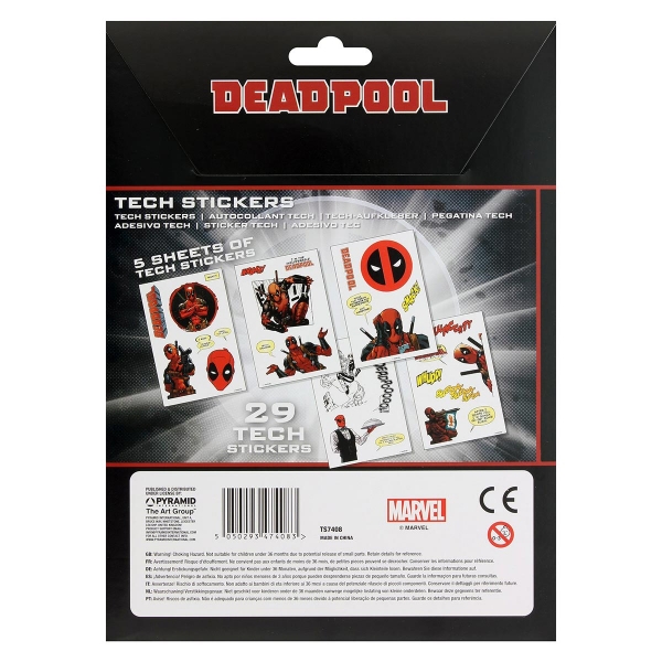 Marvel - Deadpool set naljepnica, 29 kom