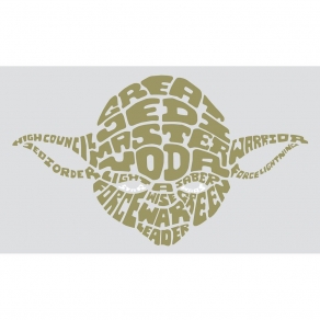 Star Wars - set naljepnica Yoda, 12 kom
