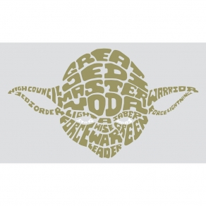 Star Wars - set naljepnica Yoda, 12 kom