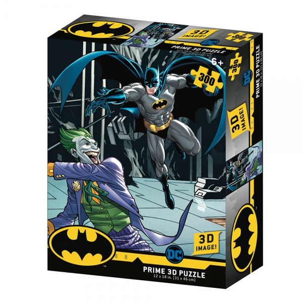 DC - puzzle 3D efekt Batman VS Joker, 300 kom