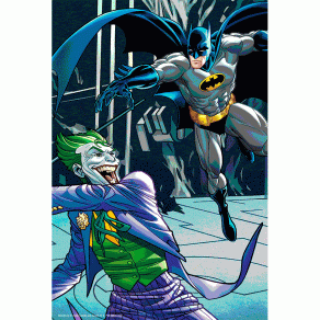 DC - puzzle 3D efekt Batman VS Joker, 300 kom