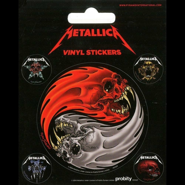 Metallica - set naljepnica, 5 kom