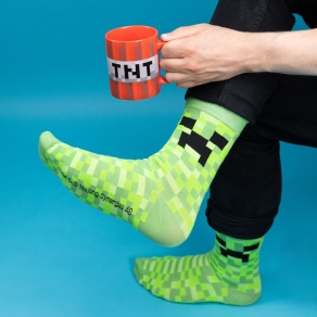 Minecraft - poklon set šalica + čarape