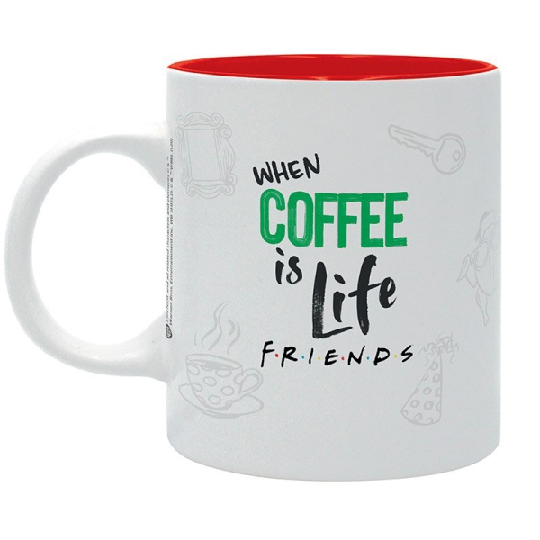 Friends - šalica When Coffe is Life
