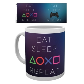 Playstation - šalica Eat Sleep Repeat