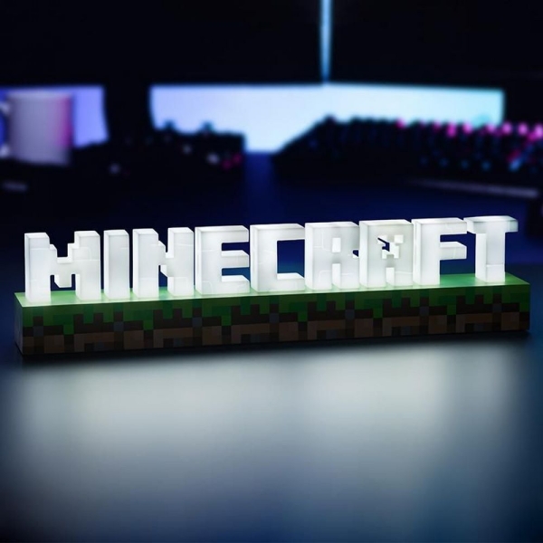 Minecraft - svjetleći natpis