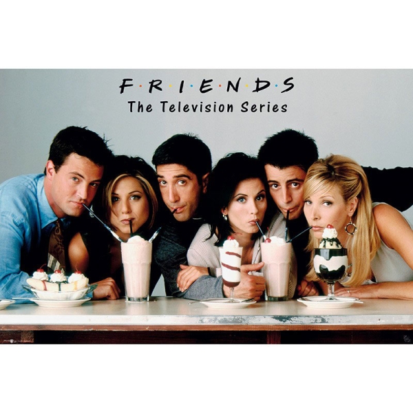 Friends – poster Milkshake 91,5 cm x 61 cm