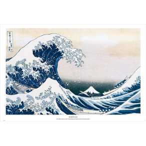 Hokusai – poster The Great Wave of Kanagawa 91,5 cm x 61 cm