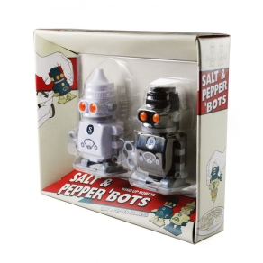 Suck UK – set za sol i papar – roboti
