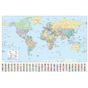 Harper Collins – World Map 91,5 cm x 61 cm