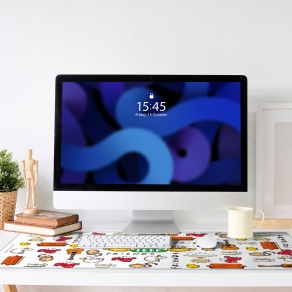 Friends – podloga za radni stol simboli