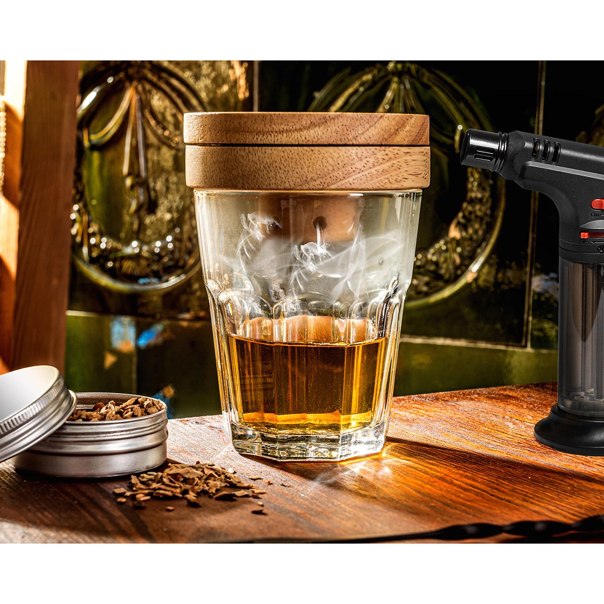 Poklon paket Deluxe – set za koktele i smoker