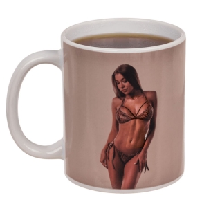 Termoreaktivna šalica striptiz – žena
