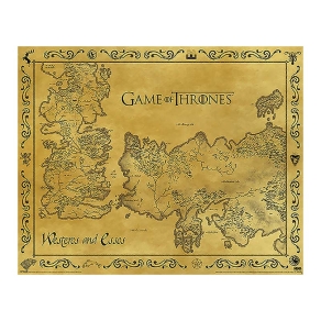 Game of Thrones – mini poster Antique Map