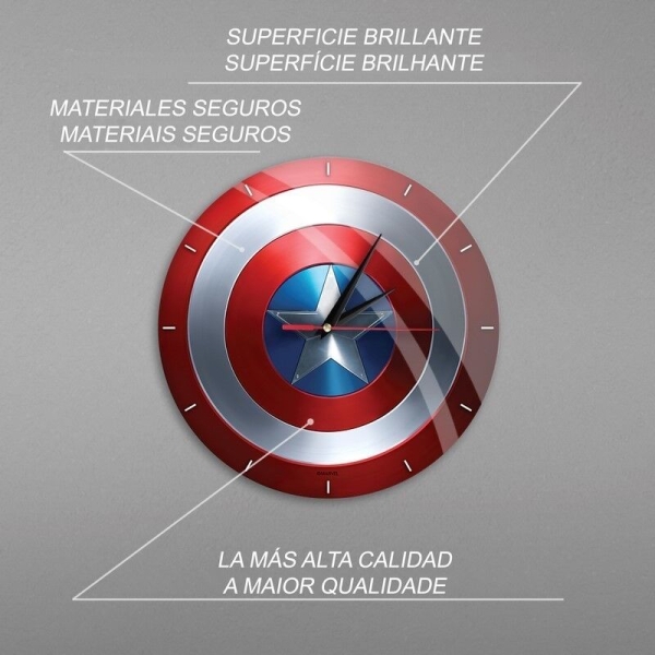 Marvel – zidni sat Captain America