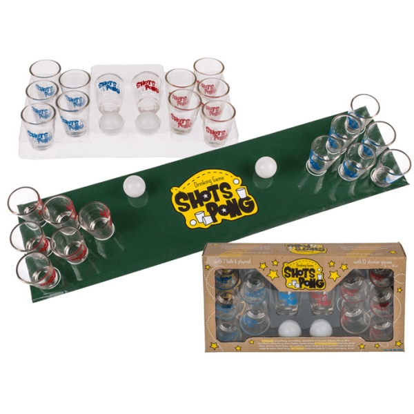 Drinking game – Shots Pong