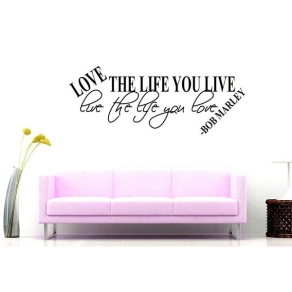 Naljepnica – Love The Life – Bob Marley