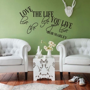 Naljepnica – Love The Life – Bob Marley