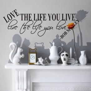 Naljepnica – Love The Life – Bob Marley