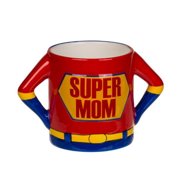 Šalica s rukama – Super Mom