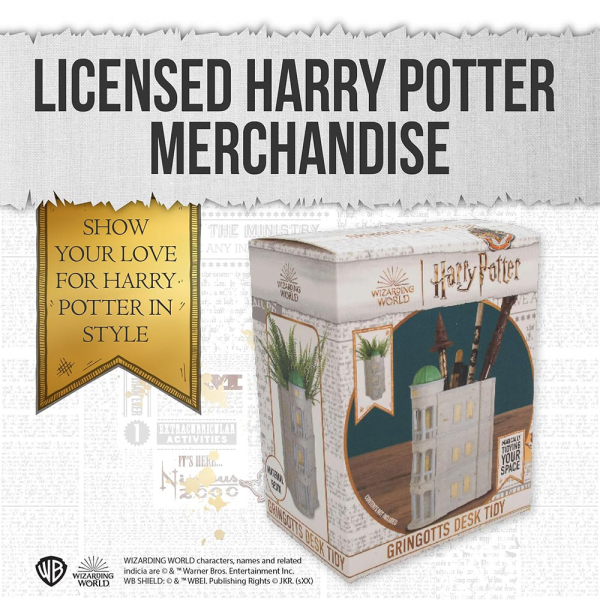 Harry Potter - čaša za olovke / teglica banka Gringotts